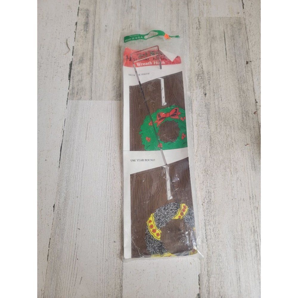 Adam's wreath hook vintage 1991 Xmas accessories home decor